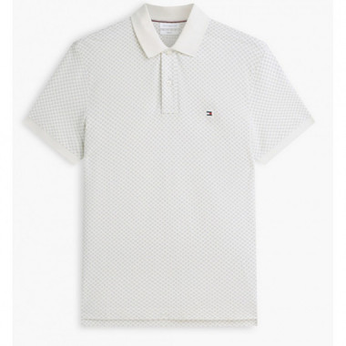 TOMMY HILFIGER - MICROPRINT PIQUE REG POLO - Z00 - F|MW0MW43280/Z00