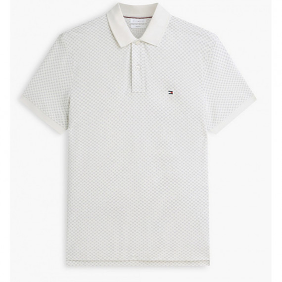 TOMMY HILFIGER - MICROPRINT PIQUE REG POLO - Z00 - F|MW0MW43280/Z00