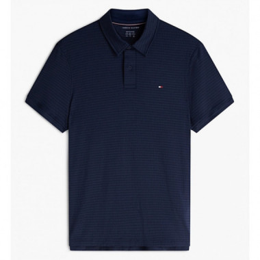 TOMMY HILFIGER - PERFORMANCE TEXTURE REG POLO - DCC - F|MW0MW43424/DCC