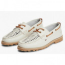 TOMMY HILFIGER - Hilfiger Braided Lth Boat Shoe - Ybl - F|FM0FM05892/YBL