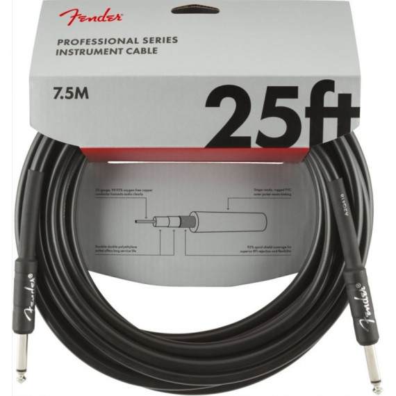 CABLE FENDER JACK-JACK 7.5 METROS NEGRO