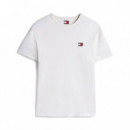 Camiseta con parche tonal de la marca
