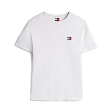 Camiseta con parche tonal de la marca