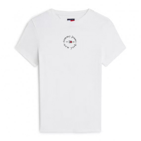 CAMISETA SLIM ESSENTIALS LOGO2 RIB