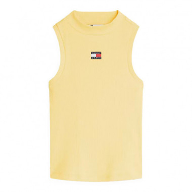 CAMISETA SLIM BADGE RIB MOCK