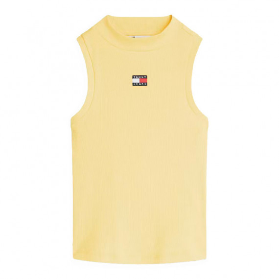 CAMISETA SLIM BADGE RIB MOCK