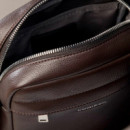 Bolso reporter bandolera granulado con logo