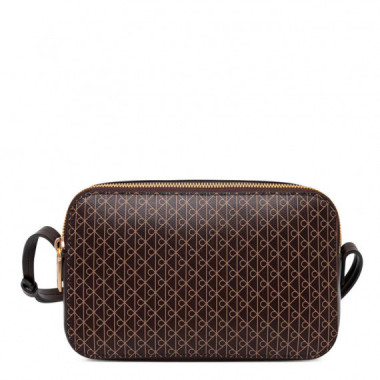Bolso cruzado con logo monograma en todo el art&iacute;culo