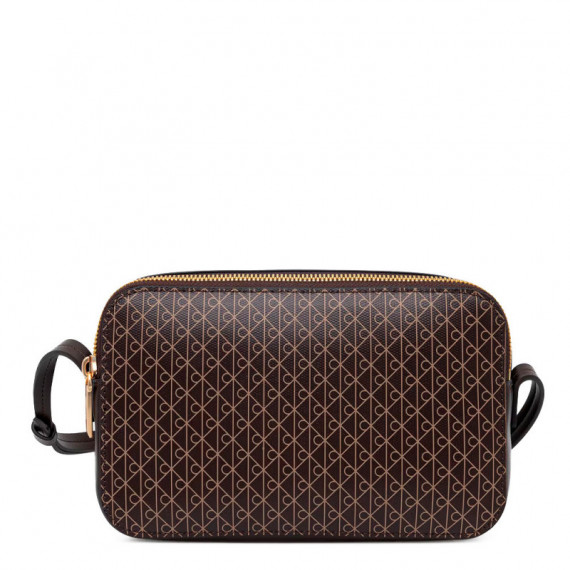 Bolso cruzado con logo monograma en todo el artículo