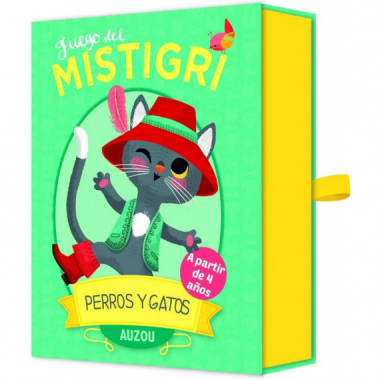 Perros y gatos. juego de mistigri