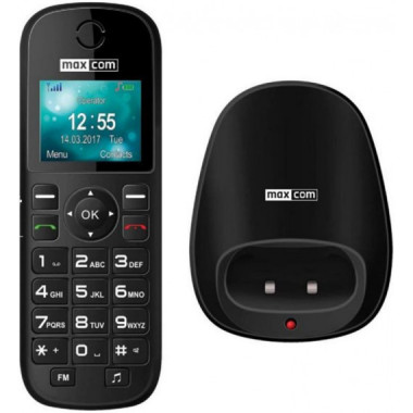 MAXCOM TELEFONO FIJO DEC MM35D SE 1,77 2G BLACK ( NO RJ11)