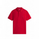 TOMMY HILFIGER - PERFORMANCE PIQUE REG POLO - XLD - F|MW0MW37309/XLD
