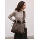 OLEND Bolsos Bolso Mochila ölend Ona Cotton Soft Bag Leopard