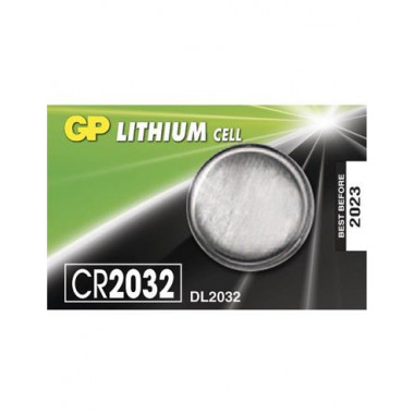 GP Pila Boton CR2032  Litio 3V.