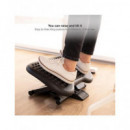 TOOQ Reposapies Ajustable TQFR0603-B Negro