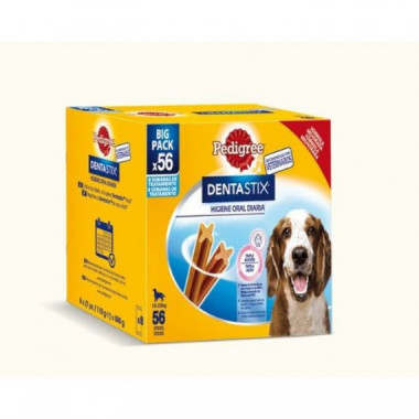 DENTASTIX perro mediano snack dental 56 ud