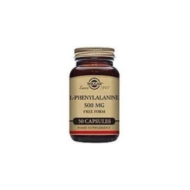 L-fenilalanina 500MG 50 Caps SOLGAR