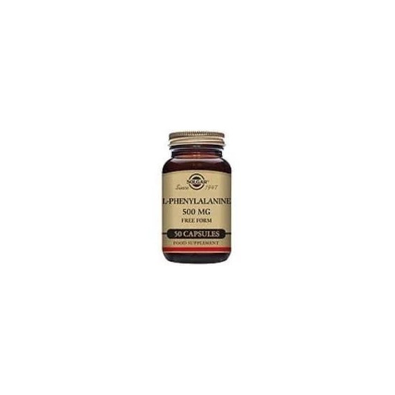 L-fenilalanina 500MG 50 Caps SOLGAR