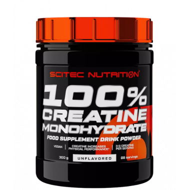 100% CREATINE MONOHYDRATE Scitec Nutrition - 300 gr
