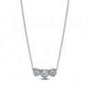 Pandora Collares Triple Halo Corazón 394412C01