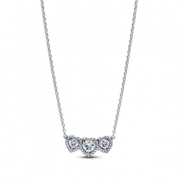 Pandora Collares Triple Halo Corazón 394412C01