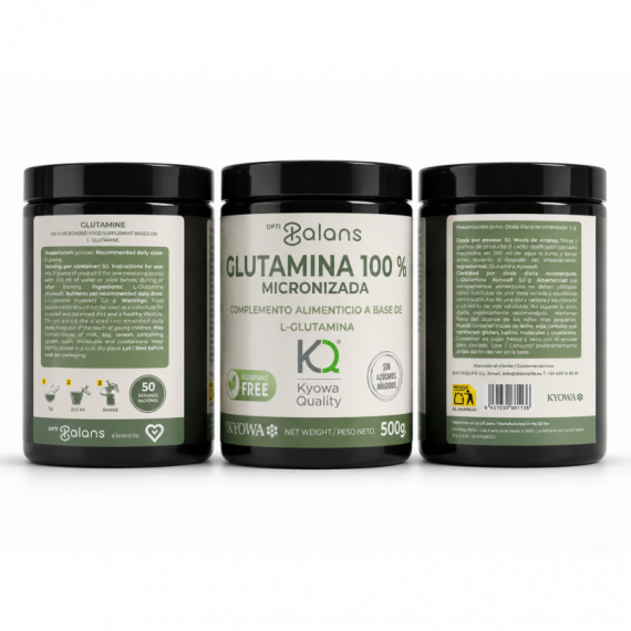 OPTIBALANS GLUTAMINA KIOWA MICRONIZADA 500 GR