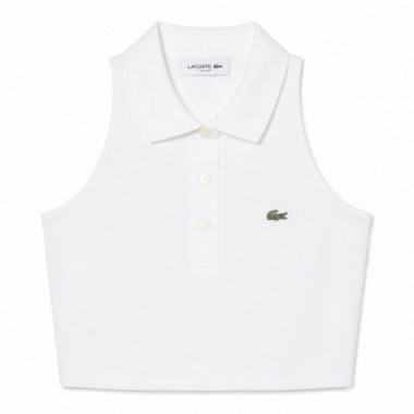 Polo sin mangas de piqu&eacute;