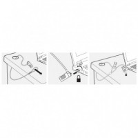 Cable Seguridad para Portatiles Numerico Ewent EW1241