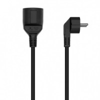 AISENS Cable Alargador de Alimentacion 5M Negro