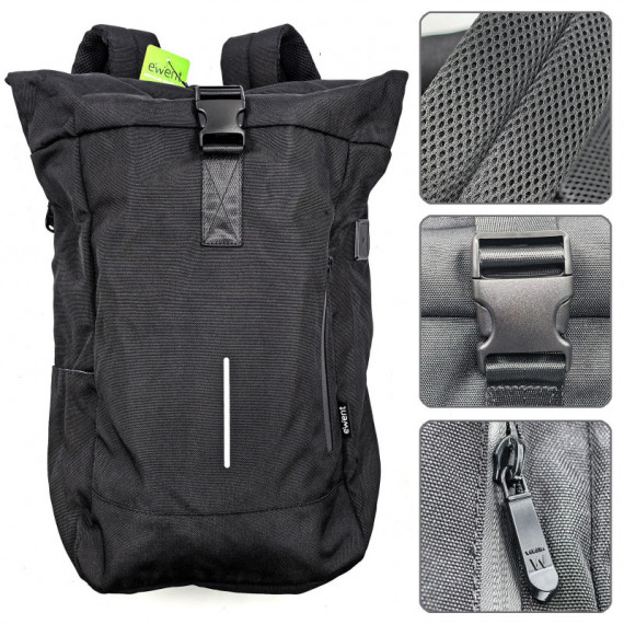 Mochila EWENT Trendy Roll Ecofriendly 17.3"