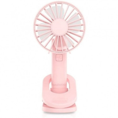 DAEWOO VENTILADOR DE MANO DW9017 ROSA 3 VELOCIDADES