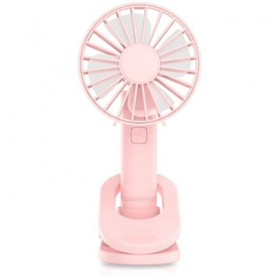 DAEWOO VENTILADOR DE MANO DW9017 ROSA 3 VELOCIDADES