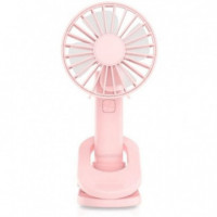 DAEWOO Ventilador de Mano DW9017 Rosa 3 Velocidades