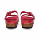 PALA 2 HEBILLAS CHAROL FUCSIA