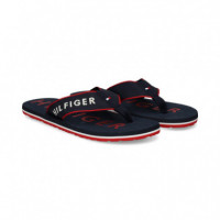 Flip Flop Azul  TOMMY HILFIGER - Guanxe Atlantic Marketplace
