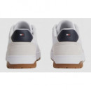 TOMMY HILFIGER - TH BASKET CORE LEATHER SUEDE MIX - 0GZ - F|FM0FM05881/0GZ