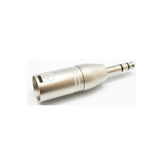 EUROCONNEX Adaptador Estereo XLR/M a Jack/M 6.3 1609