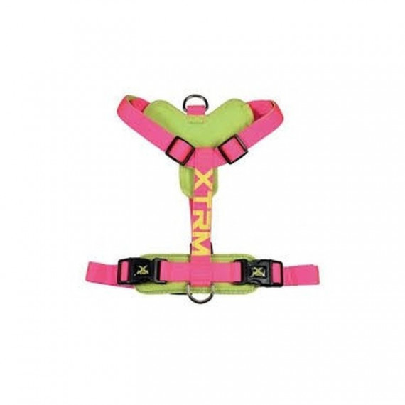 NAYECO perro arnes X-trm cronos neon fucsia 35-60 cm