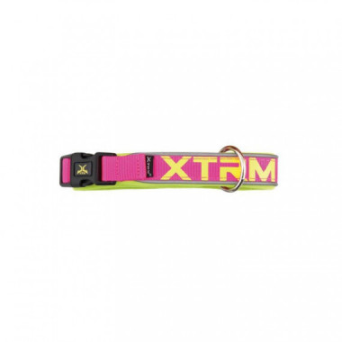 NAYECO perro collar X-trm neon flash fucsia 45-55 cm