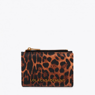 Lola Casademunt Monedero animal print LF2512010-25N