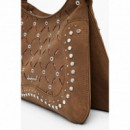 Desigual Bolso efecto piel troquelado mediano 25WAXPB4-6011