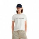 CAMISETA CON LOGO BLANCA
