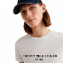 CAMISETA CON LOGO BLANCA