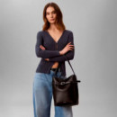 BOLSO BUCKLE MINI BUCKET CROSSBODY
