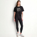 CAMISETA STACKED OMBRE RHINESTONE LOGO