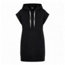 VESTIDO TWO TONE LOGO DRAWCORD SNEAKER
