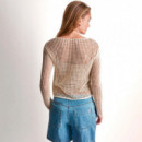 JERSEY CROCHET OPEN-STITCH LOGO