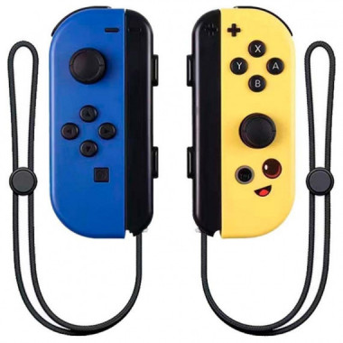 GENERICO NINTENDO GAMEPAD SWITCH JOY-CON AZUL/AMARILLO SMILE