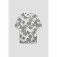 Camiseta relaxed fit con estampado veraniego de Antony Morato