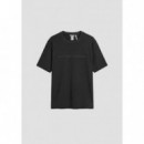 Camiseta regular fit de mezcla de algodón interlock de Antony Morato